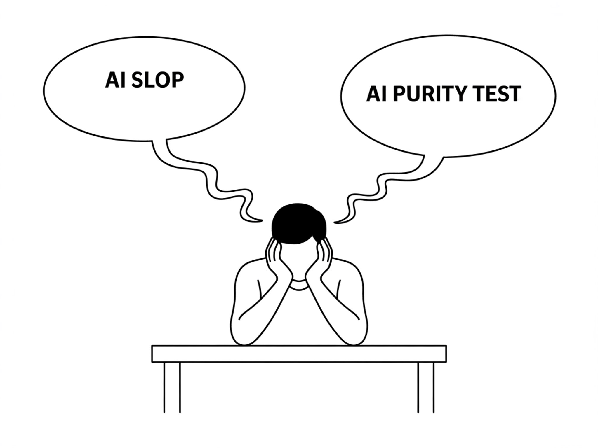 AI Slop and AI Purity Tests Noise